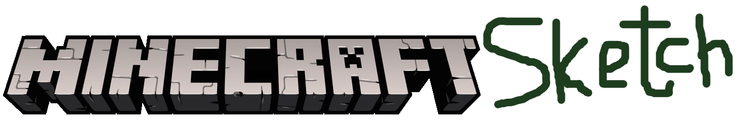 Logo Minecraft Sketch